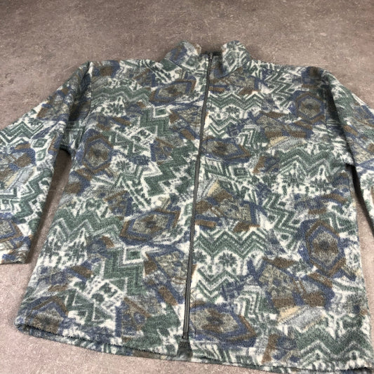 Vintage Fall Pattern Fleece (M-L)