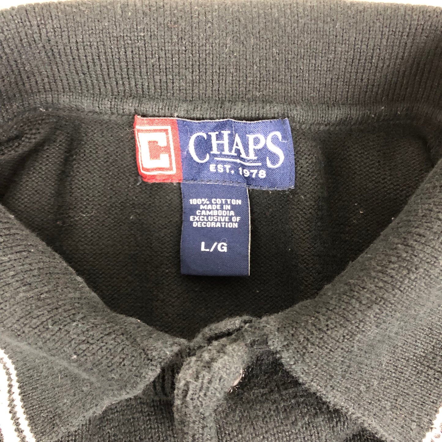 Chaps Halfzip Sweater (L)