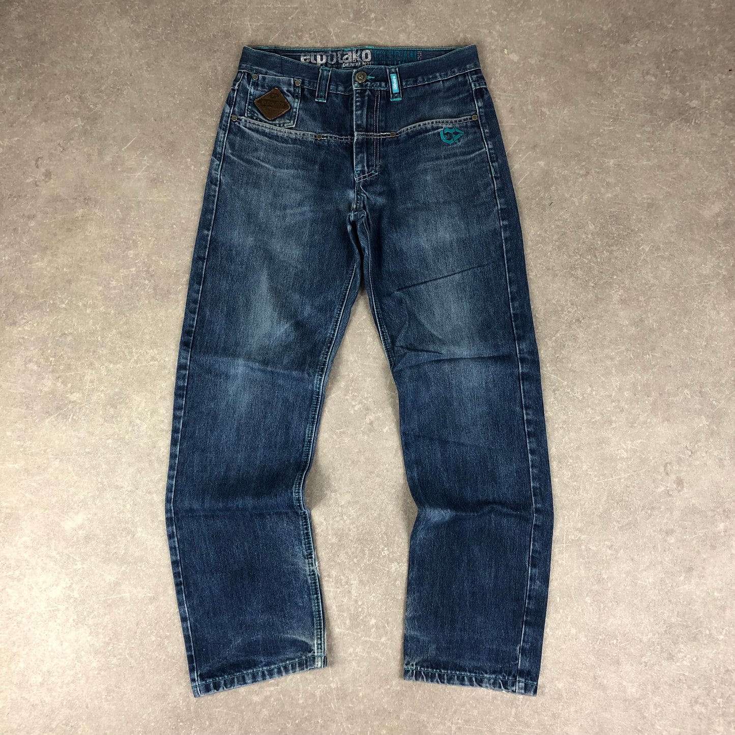 Embroidered Baggy Jeans (M)