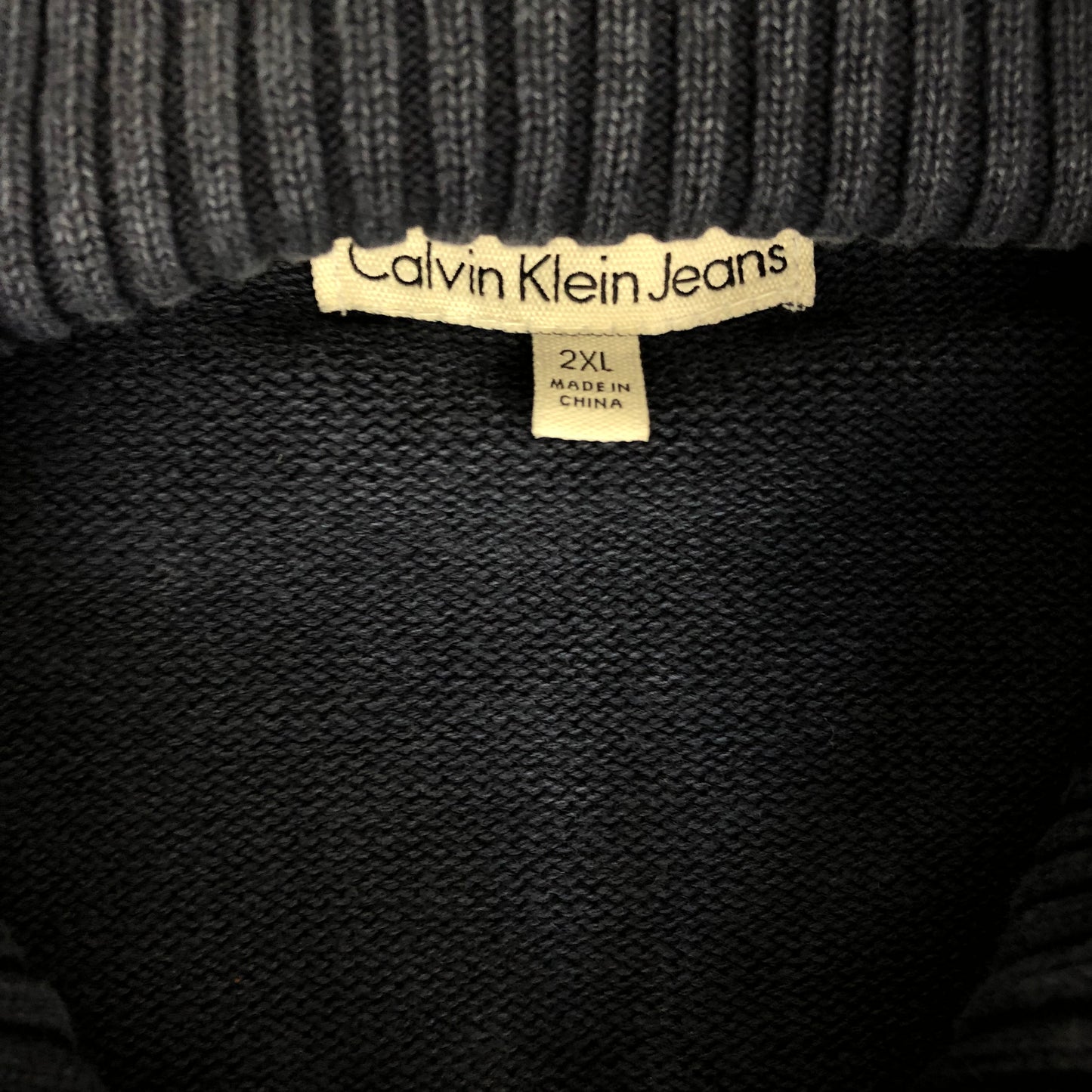 Calvin Klein Zip Sweater (L)